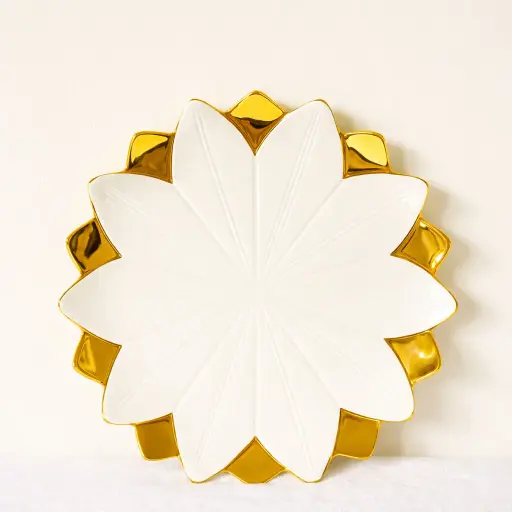 [TT-805] طبق بورسلين 10 بوصه (25 سم) [ عبوة 36 ]