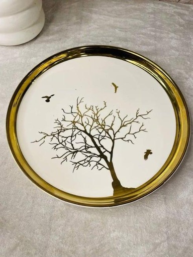 [TT-819] سرفيس بورسلين 10 بوصه (25 سم) [ عبوة 36 ]