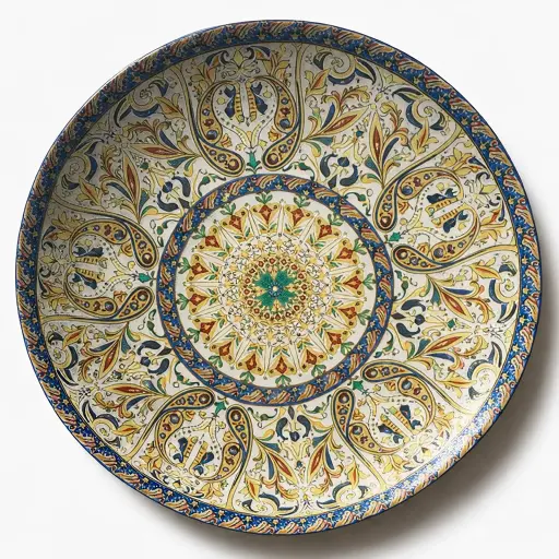 [TT-825] سرفيس بورسلين اندلسي لامع 35 سم [ عبوة 12 ]