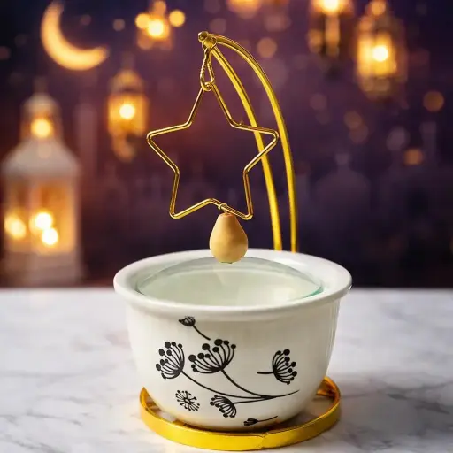 [TT-542] طبق بورسلين هلال [ عبوة 24 ]