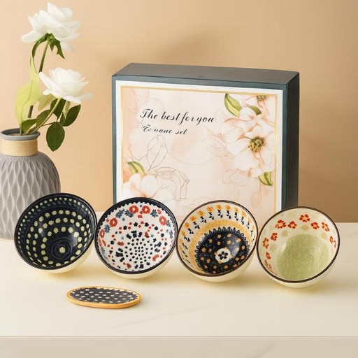 [TT-552] طقم بولة 4 ق رسومات [عبوة 24 ]