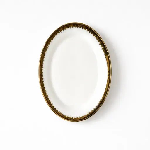 [TT-799] سرفيس بورسلين بيضاوي (40 سم) [ عبوة 15 ]