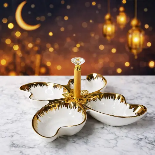 [TT-926] شيالة حلويات بورسلين (20 سم) [ عبوة 36 ]