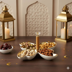 [TT-926] شيالة حلويات بورسلين (20 سم) [ عبوة 36 ]