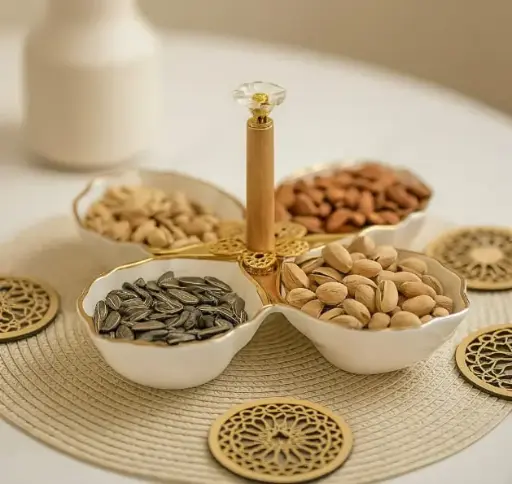 [TT-927] شيالة حلويات بورسلين (20 سم) [ عبوة 36 ]