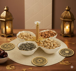 [TT-927] شيالة حلويات بورسلين (20 سم) [ عبوة 36 ]