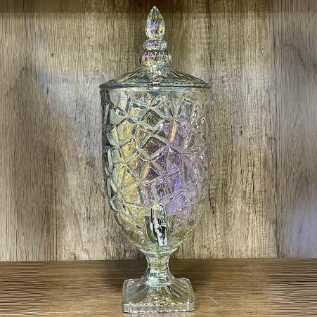 [GG-1731] دسبينسر عصير زجاج 5 لتر بيرلي [ عبوة 4 ]