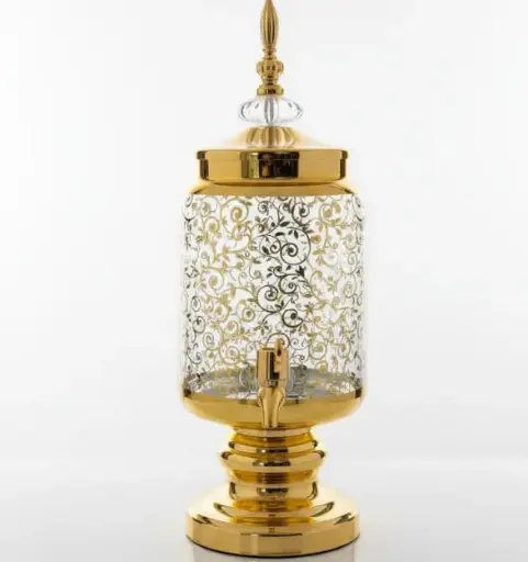 [GG-1811] دسبينسر عصير مذهب طويل [ عبوة 12 ]