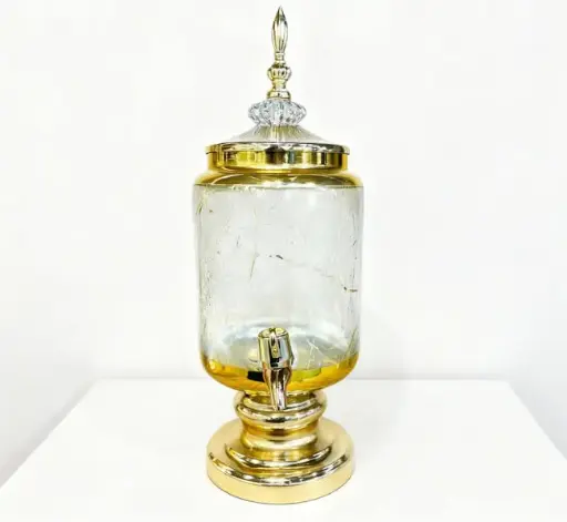 [GG-1814] دسبينسر عصير مذهب طويل [ عبوة 12 ]