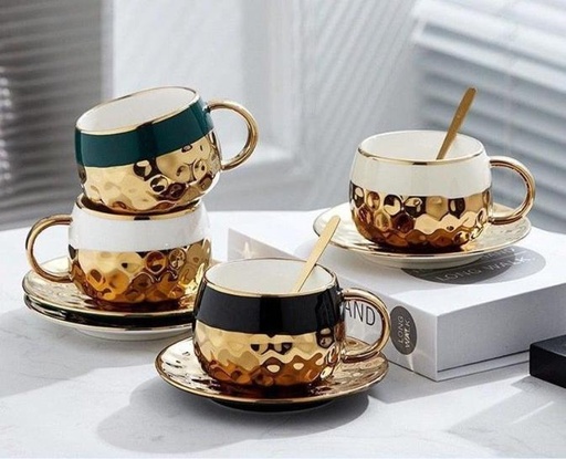 [TT-52] مج بورسلين كوستر ذهبي * 48