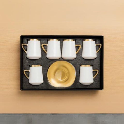 [TT-1392] طقم قهوه 6 ق بورسلين ( عبوة 24)