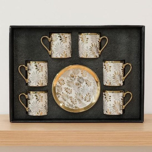 [TT-1397H] طقم قهوه 6 ق بورسلين ( عبوة 24)
