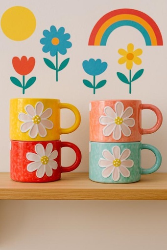 [TT-1437] مج رسومات يدوي  (عبوة 60)