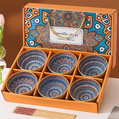 [TT-561-A] طقم بولة 6 ق رسومات [عبوة 20 ]