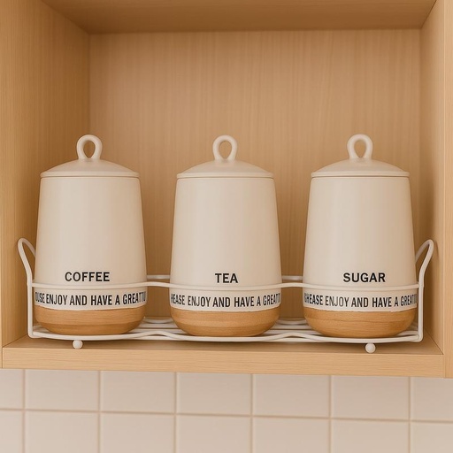 [QQ-969] طقم توابل  بورسلين 3 ق كبير [عبوة 6 ]