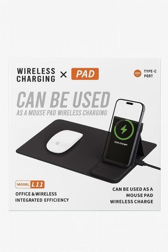 [T-835] شاحن ويرليس و استاند موبيل و موس باد  [عبوة 50]