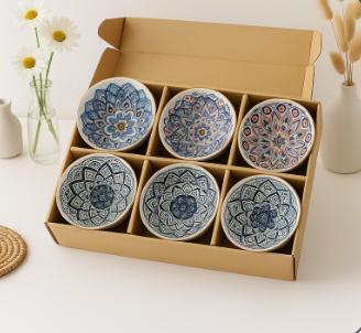 [TT-1516A] طقم 6 بوله اندلوسي [ عبوة 20 ]