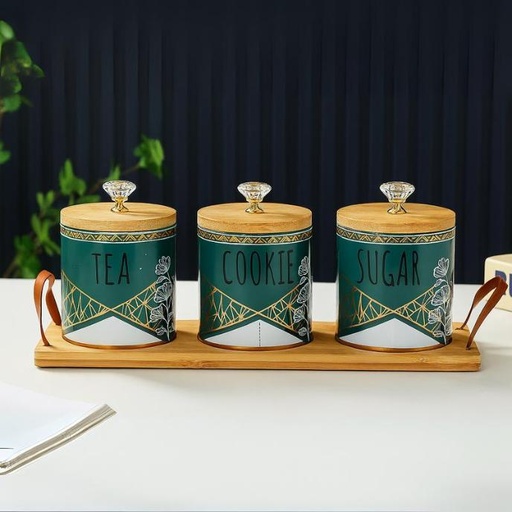 [TT-1536-b] طقم شاي وسكر وقهوة [ عبوة 18 ]