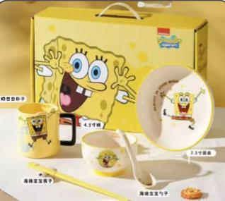 [TT-1544] طقم طعام اطفال خذف [ عبوة 24 ]