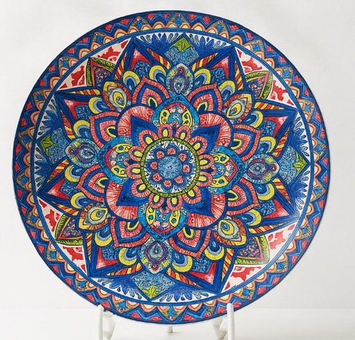 [TT-1563-A] سرفيس بورسلين اندالوسي لامع [ عبوة 12 ]