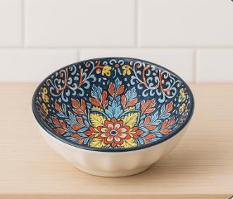 [WA-2010] بوله اندلسي بورسلين 16*16*7 سم [ عبوة 40 ]