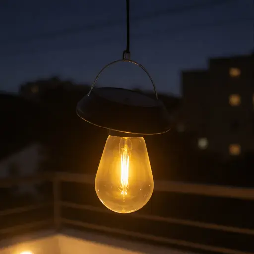 [T-827-B] لمبة طاقه شمسيه مدور [ عبوة 150]