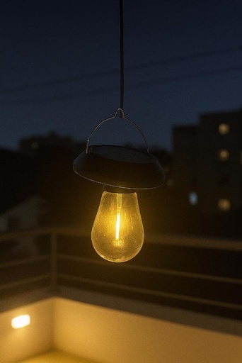 [T-827-B] لمبة طاقه شمسيه مدور [ عبوة 150]