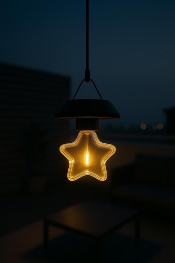 [T-827-C] لمبة طاقه شمسيه نجمه [ عبوة 150]