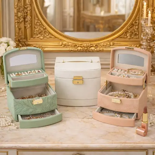 [X-515] شنطه منظم ميكب و مجوهرات [ عبوة 48]