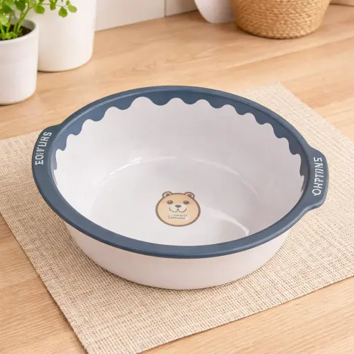 [XX-2508-A] طبق بلاستيك وسط [ عبوة 80]