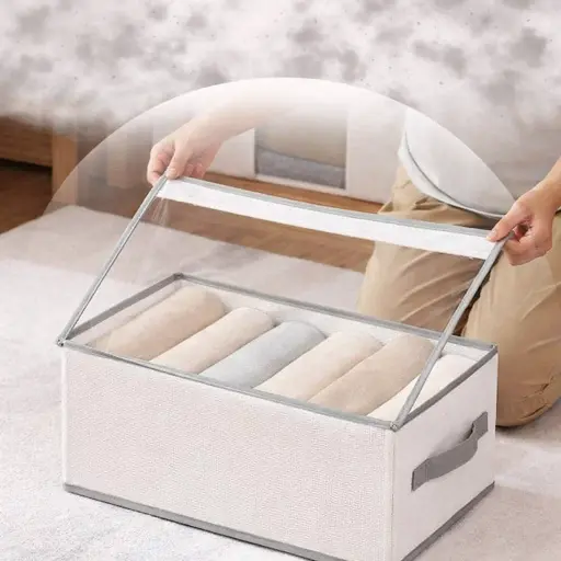 [C-349A] منظم ملابس بيتقفل(عبوة100)