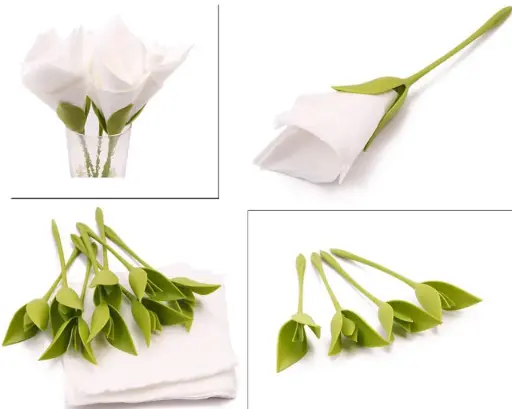 [ST-76-6] علبه 4 قطعه لف مناديل ورده (عبوة 150)