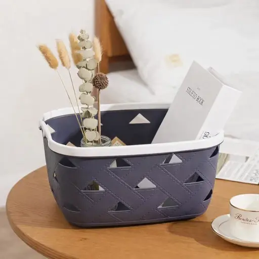 [C-514] سلة بلاستيك بيضاوى صغير(عبوة60)