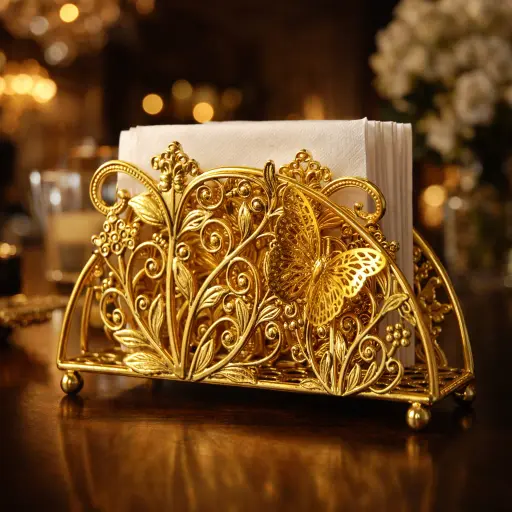 [DD-411] حامل مناديل فراشة(عبوة100)