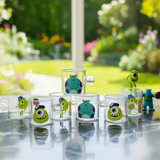 [GG-856] طقم قهوه 6 ق زجاج يد كوره بوو*40