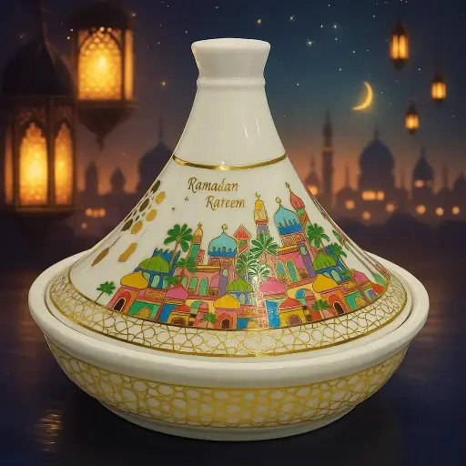 [TT-2251] طبق تقديم خزف ايرانى [ عبوة 24 ]