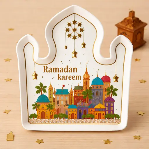 [TT-2252] طبق تسالي خزف ايرانى [ عبوة 48 ]