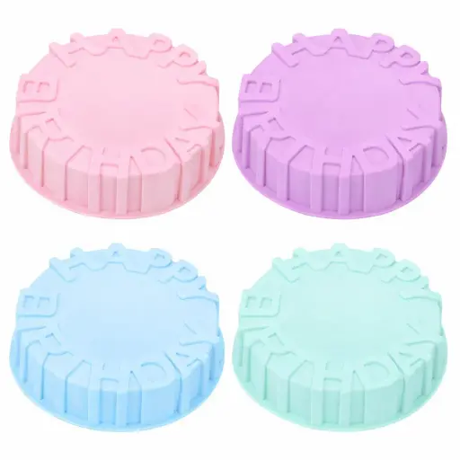 [ZZ-131] قالب كيك سليكون مدور(عبوة144)