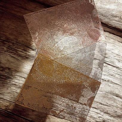 [D-103] كوستر اشكال ذهبي روزجولد ذهبي لامع*300