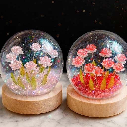 [EL-1182] بلورة ورد مضيئ [ عبوة 100 ]