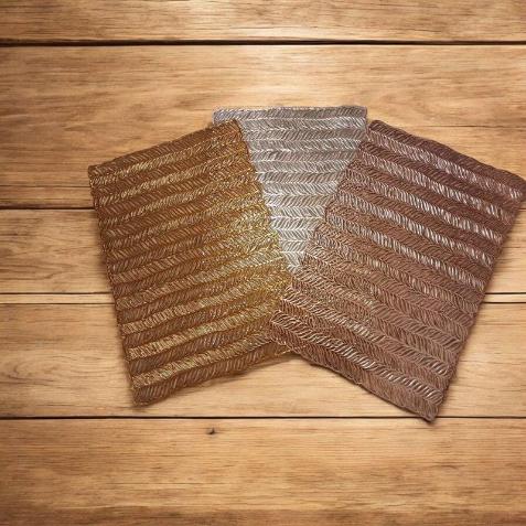 [D-105] كوستر اشكال ذهبي روزجولد ذهبي لامع*300