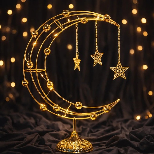 [EL-1185] ديكور هلال مضئ جامبوا [ عبوة 12 ]