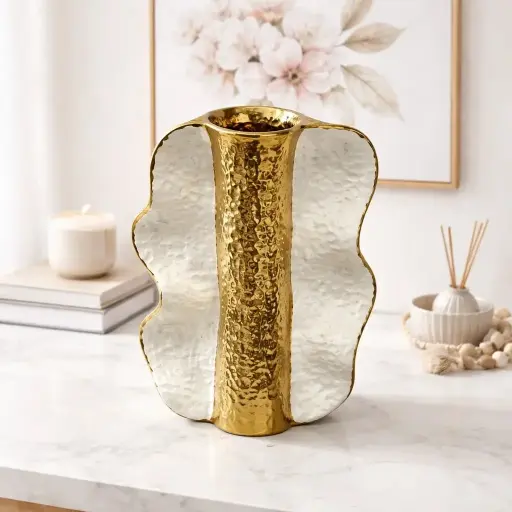 [E-780] فازة شكل عشوائى وسط [ عبوة 36 ]