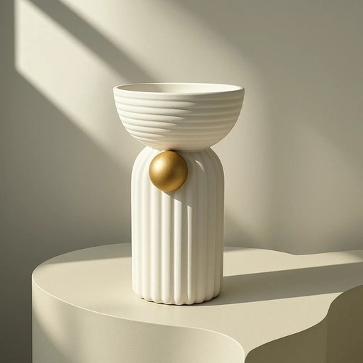 [E-790] فازة كورة ذهبى [ عبوة 24 ]