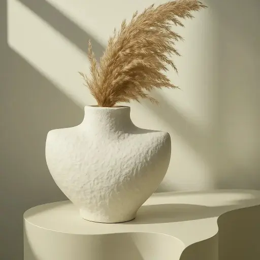 [E-792] فازة تجريدى اوف وايت [ عبوة 16 ]