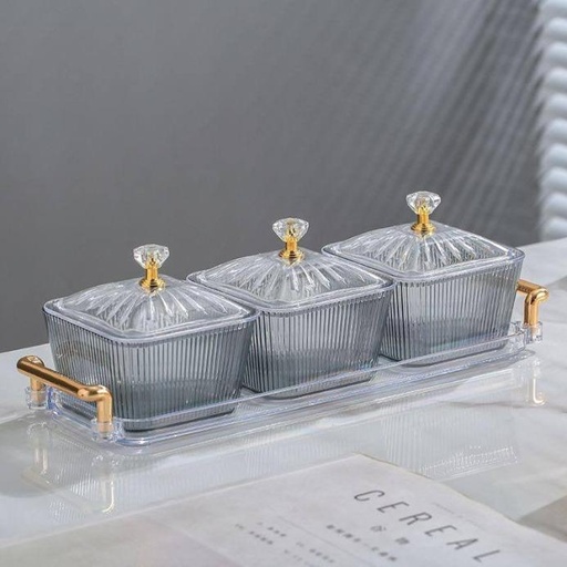 [XX-1286] علبه تسالي 3 ق ذهبي بالصنيه*48