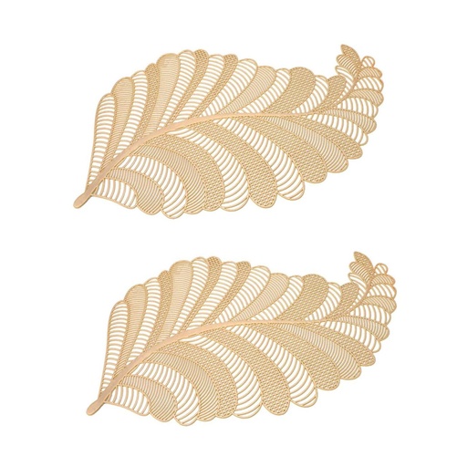 [D-115] كوستر اشكال ذهبي روزجولد ذهبي لامع*300