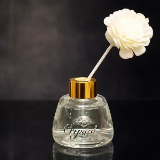 [CR-H1023-1] عيدان شكل وردة-بلاك ايس[عبوه 9]