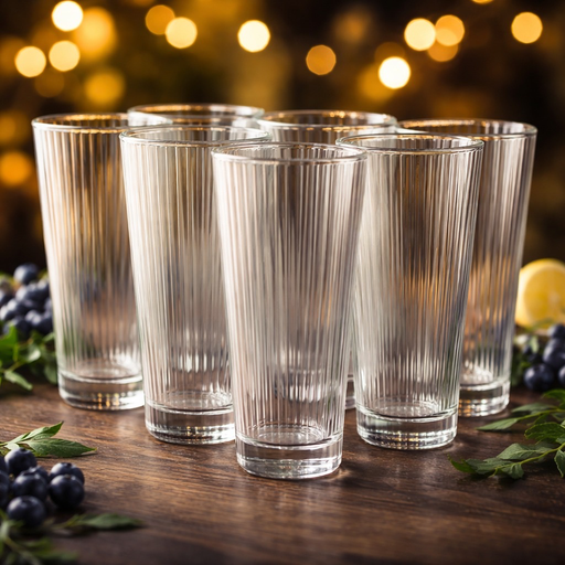 [AD-71] طقم 6 اكواب كرستال طويل[عبوه 8]