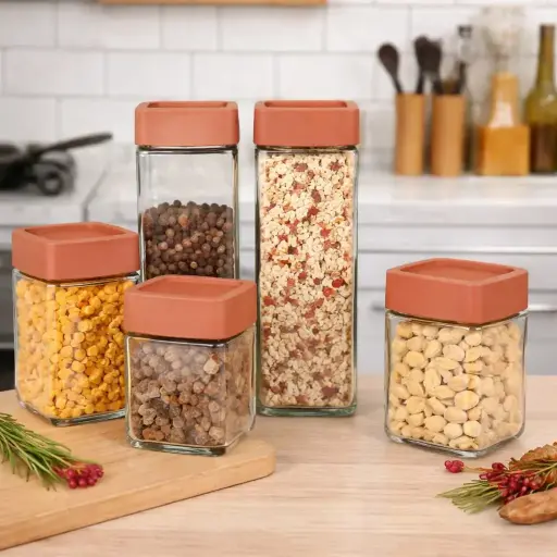 [QQ-604] طقم توابل 5 قطع*8